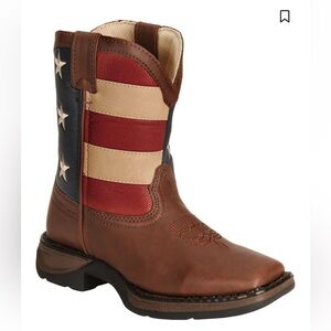 Durango Kids American Flag Western Boots Size 4